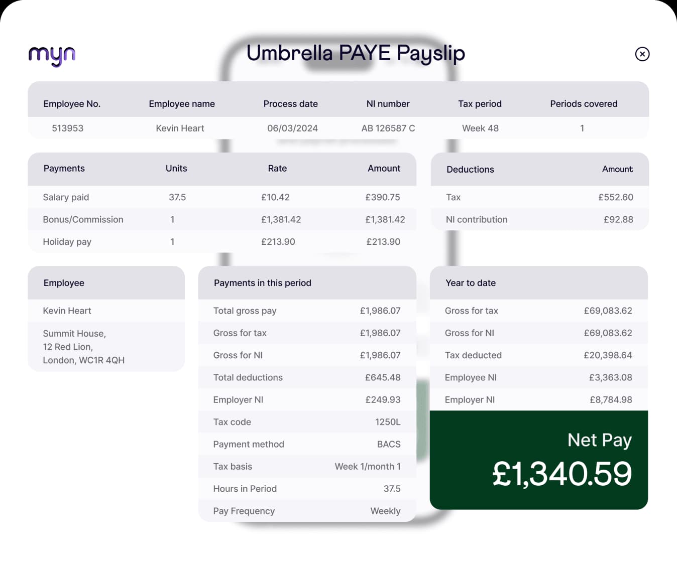 Integrated timesheeting and payroll system